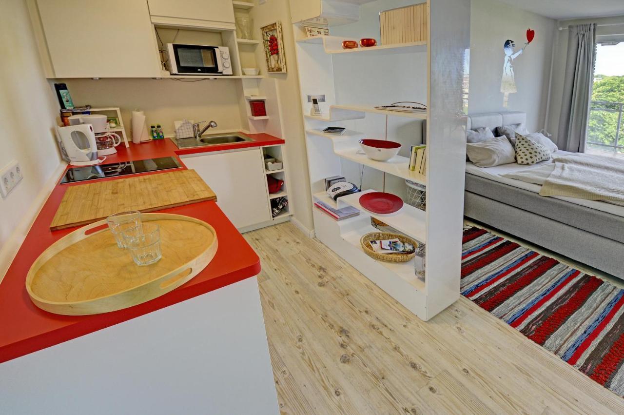 Fewo1846 - Flensview - Komfortables Studioapartment Mit Balkon Und Hafenblick フレンスブルク エクステリア 写真
