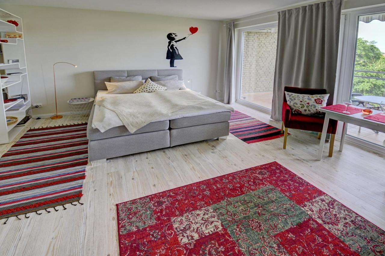 Fewo1846 - Flensview - Komfortables Studioapartment Mit Balkon Und Hafenblick フレンスブルク エクステリア 写真